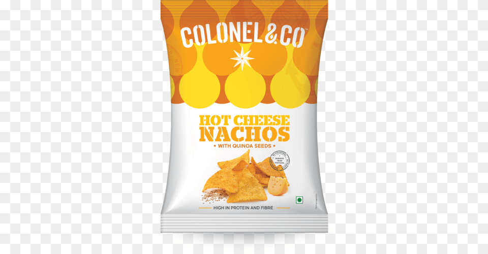 Hot Cheese Nacho Chips Colonel And Co Hot Cheese Nachos, Food, Snack Png
