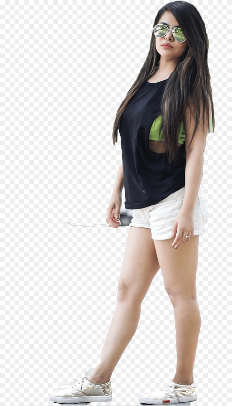 Hot Chick Beautiful Girl Girl, Clothing, Shorts, Adult, Female Free Png Download