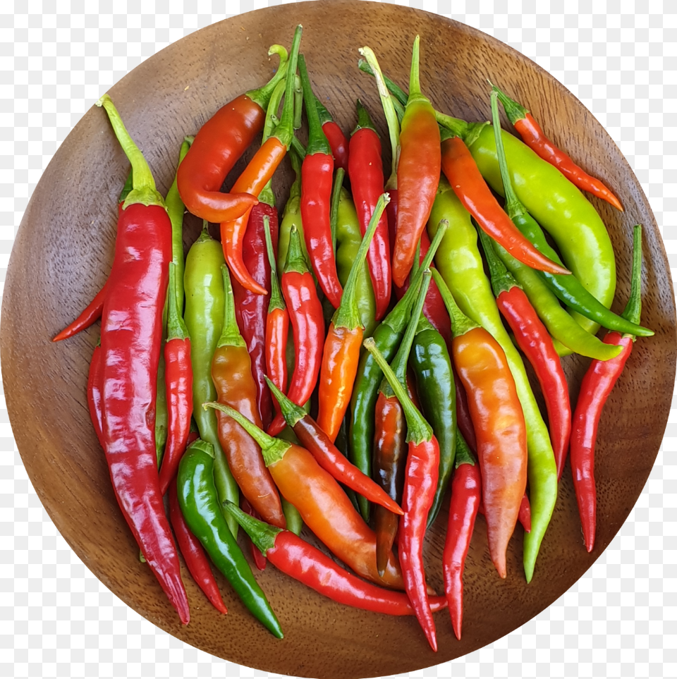 Hot Chilli Pepper Green Chilli Red Chilli Bird39s Eye Chili, Food, Plant, Produce, Vegetable Png Image