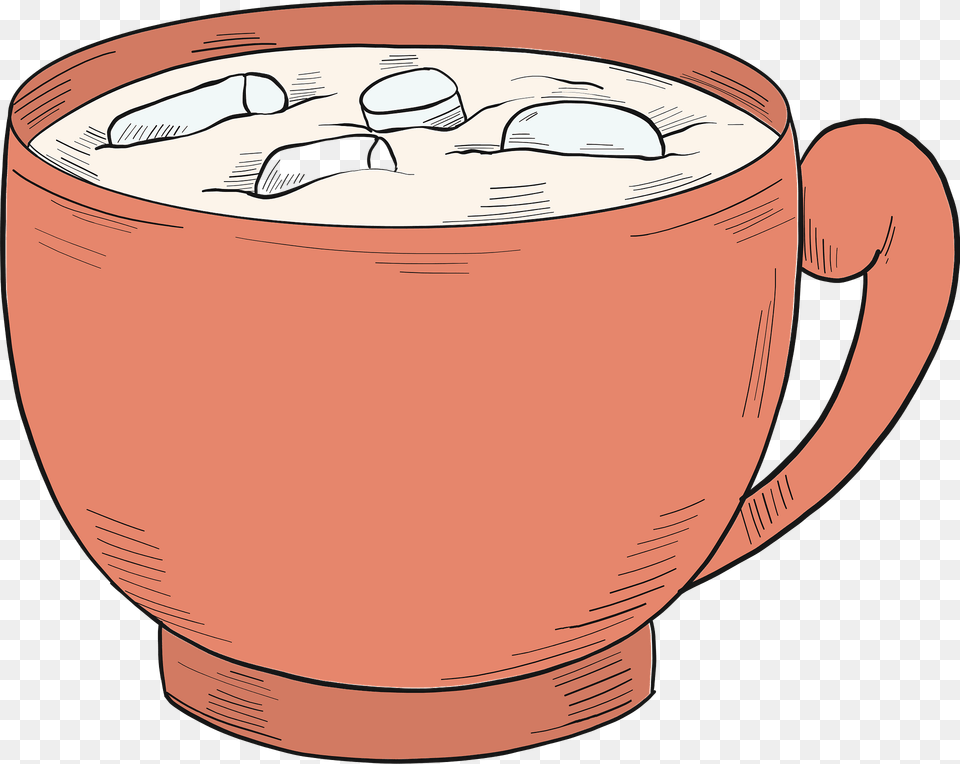 Hot Chocolate Clipart, Cup, Beverage, Dessert, Food Free Png