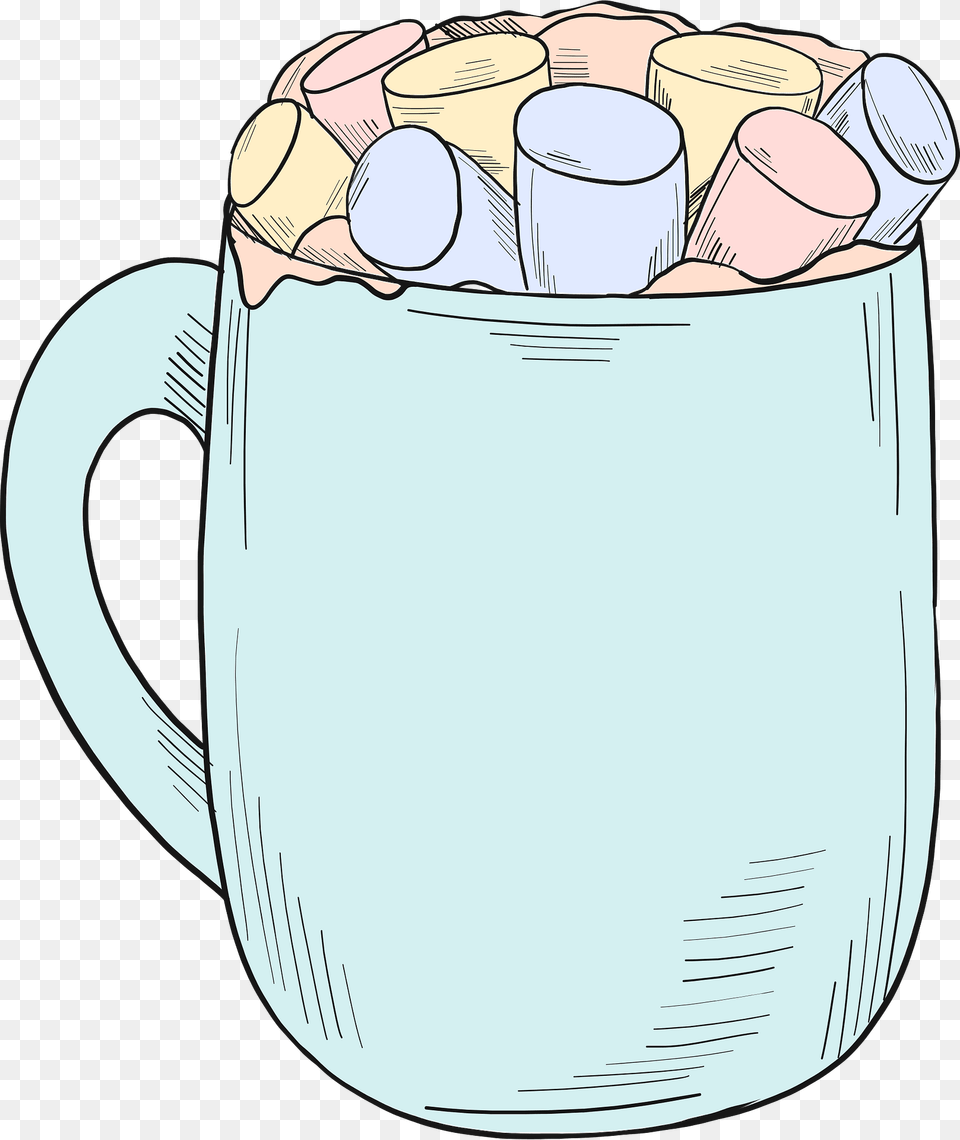 Hot Chocolate Clipart, Cup, Tape Png Image