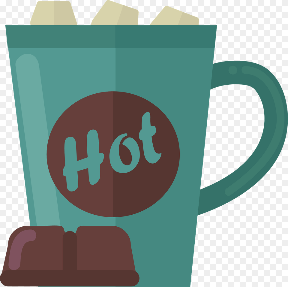 Hot Chocolate Clipart, Cup, Bag, Beverage, Coffee Png Image