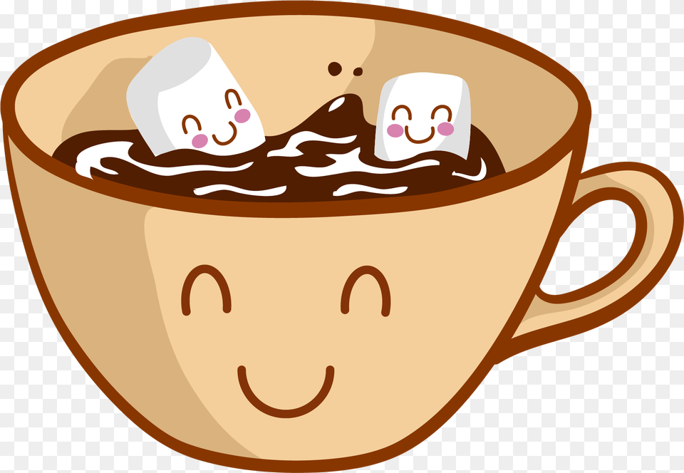 Hot Chocolate Clipart Clipart Hot Chocolate Marshmallows, Cup, Beverage, Hot Chocolate, Food Free Png