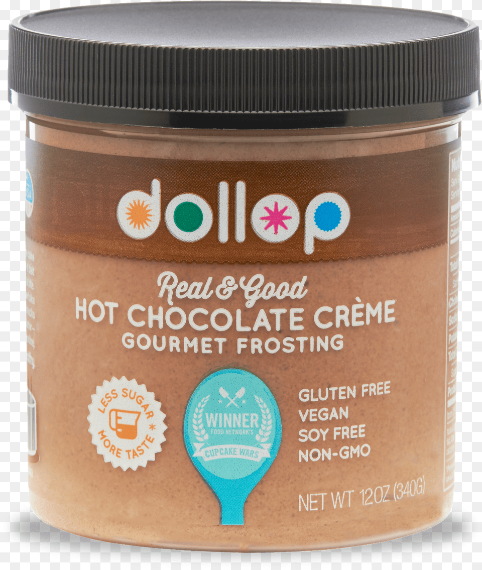 Hot Chocolate Creme Dollop Frosting, Cup, Food, Peanut Butter, Cosmetics Free Transparent Png