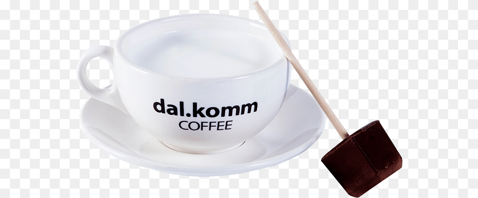 Hot Chocolate Cube Dal Komm Hot Chocolate, Cup, Saucer Free Png