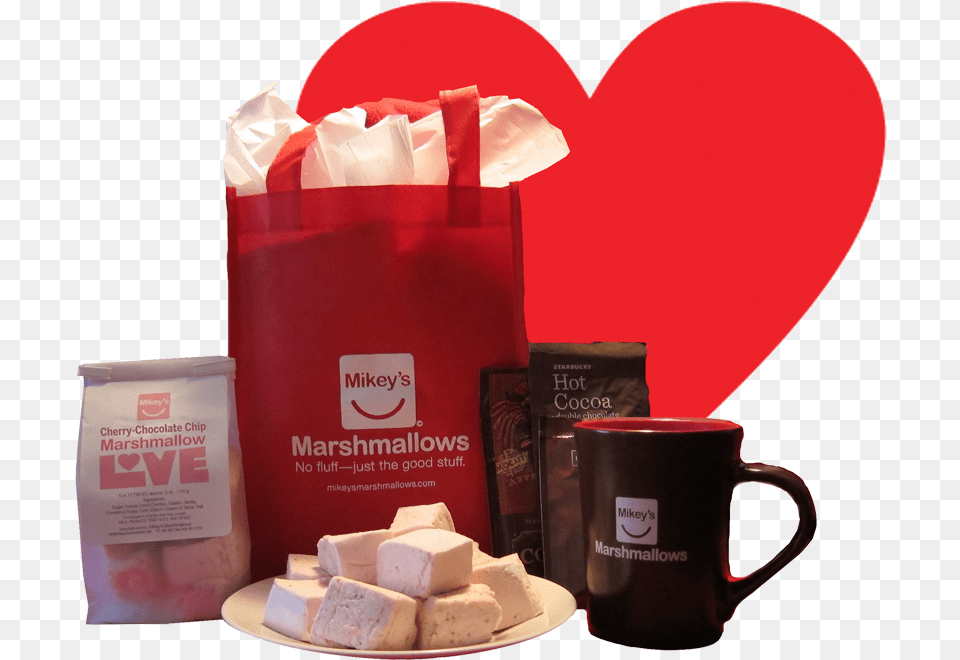 Hot Chocolate Love Gift Bag Heart, Cup Png