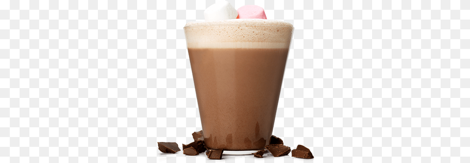 Hot Chocolate With Marshmallows Liquid, Cup, Dessert, Food, Beverage Free Transparent Png