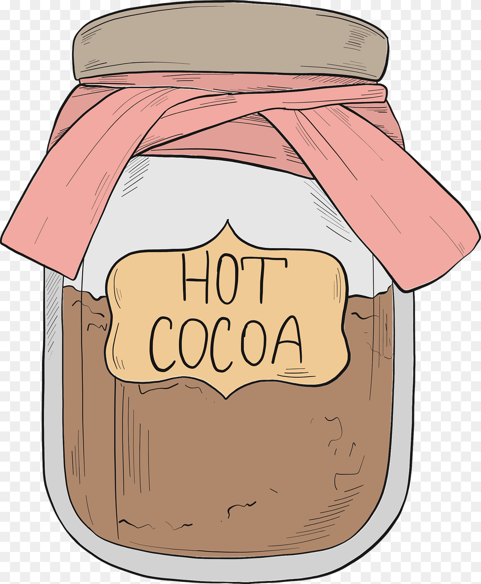 Hot Cocoa Clipart, Jar, Bottle, Shaker Free Png