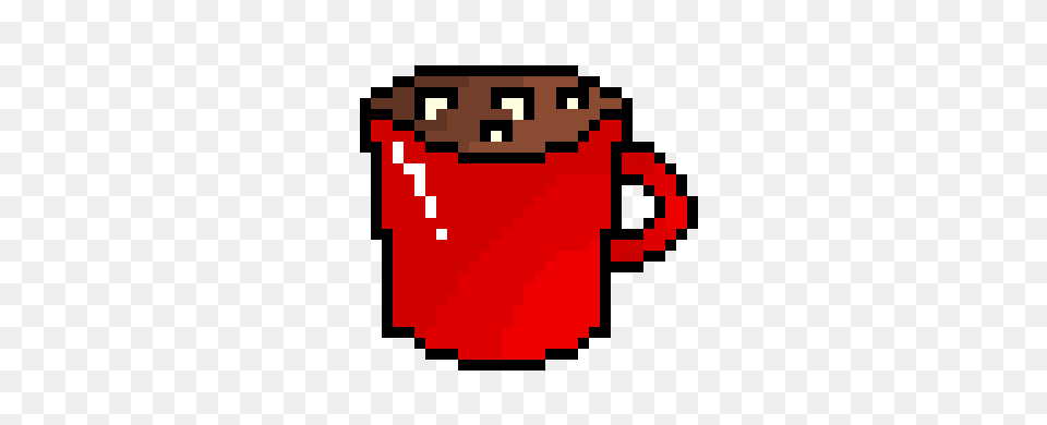 Hot Cocoa Pixel Art Maker, Cup, Qr Code Free Png