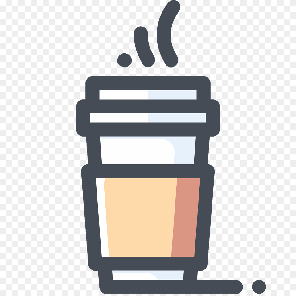 Hot Coffee Icon, Cup, Cream, Dessert, Food Png