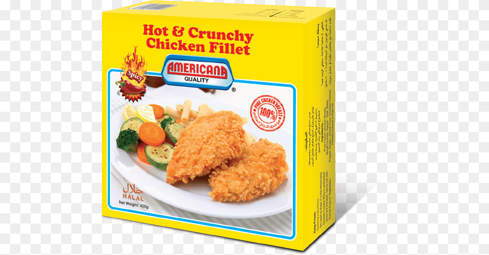 Hot Cruncy Chicken Fillet, Food, Fried Chicken, Nuggets, Lunch Png Image