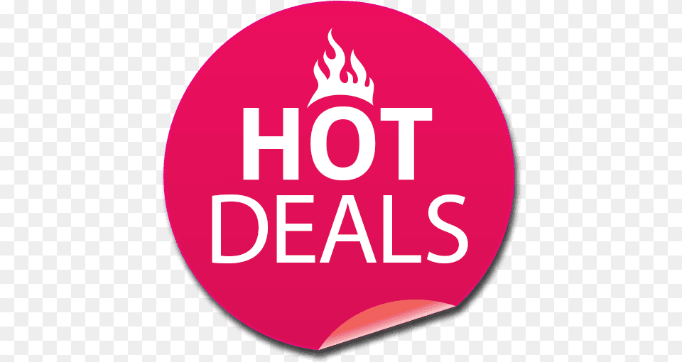Hot Deals Sticker, Logo, Badge, Symbol, Light Free Png