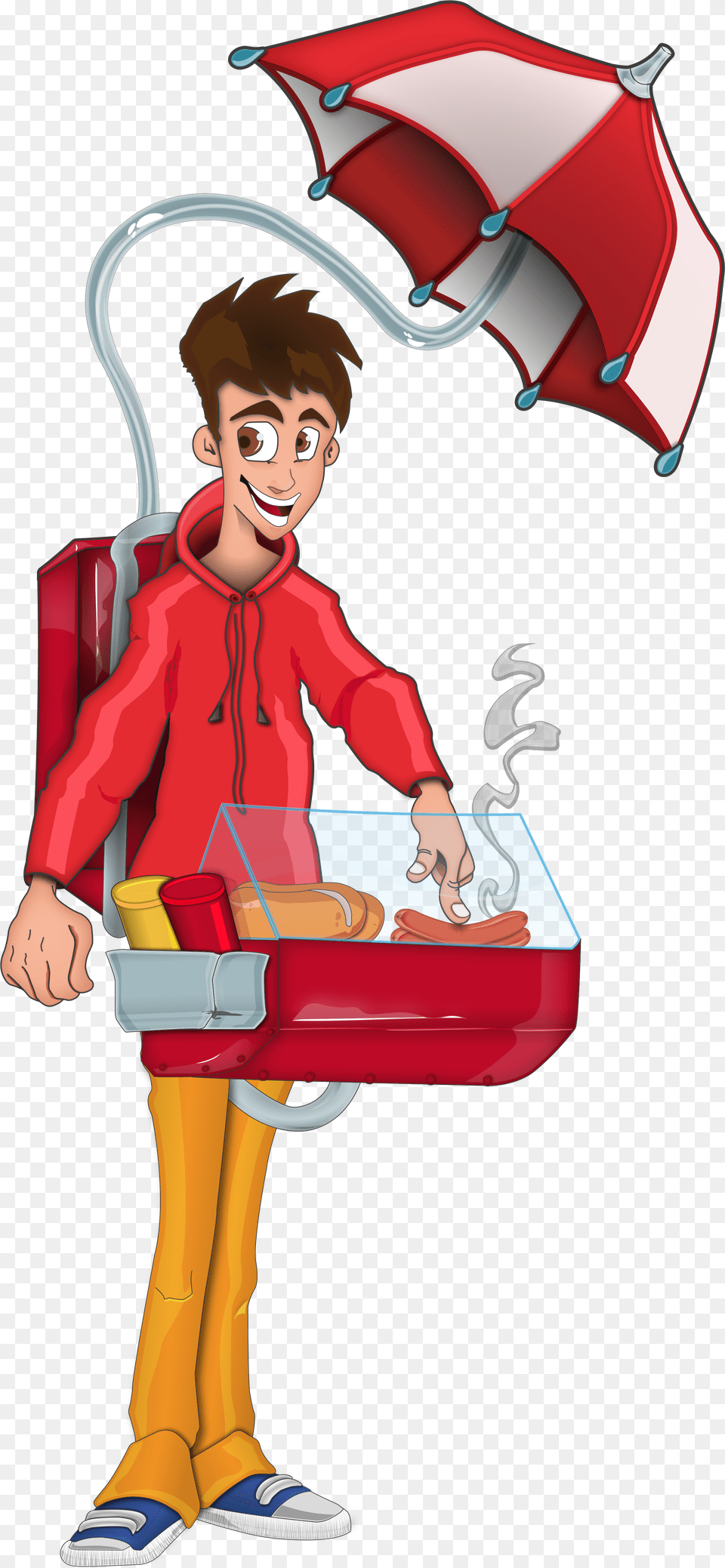 Hot Dog, Boy, Child, Male, Person Free Png Download