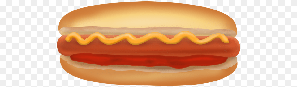 Hot Dog, Food, Hot Dog, Ketchup Png
