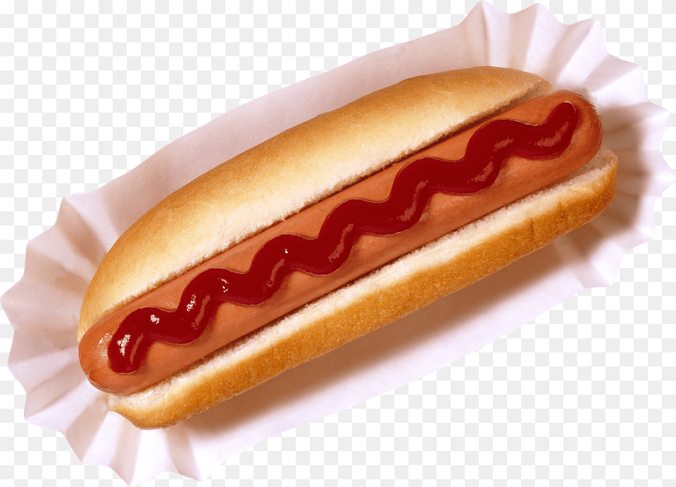 Hot Dog, Food, Hot Dog, Ketchup Free Png Download