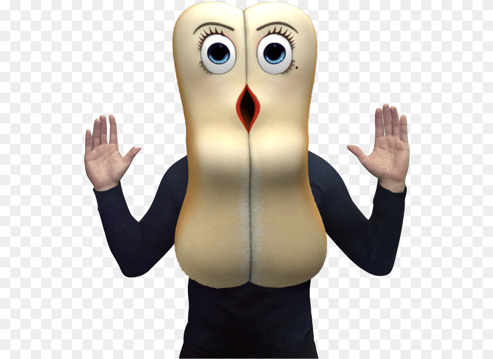 Hot Dog And Bun Costume, Body Part, Person, Finger, Hand Free Png Download