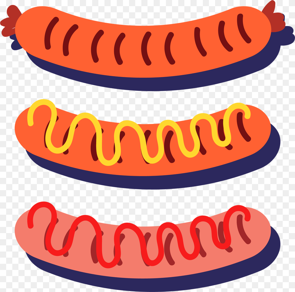 Hot Dog Barbecue Grill Sausage Sausages Clipart, Food, Hot Dog, Dynamite, Weapon Free Png