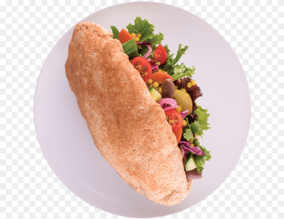 Hot Dog Bun, Food, Bread, Plate Free Png Download