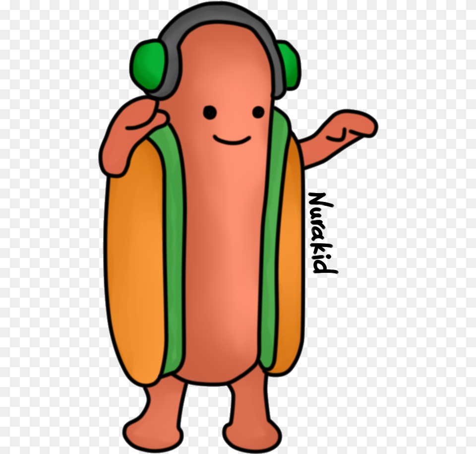 Hot Dog By Nurakid Dancing Hot Dog Cartoon, Baby, Person, Food Free Png Download