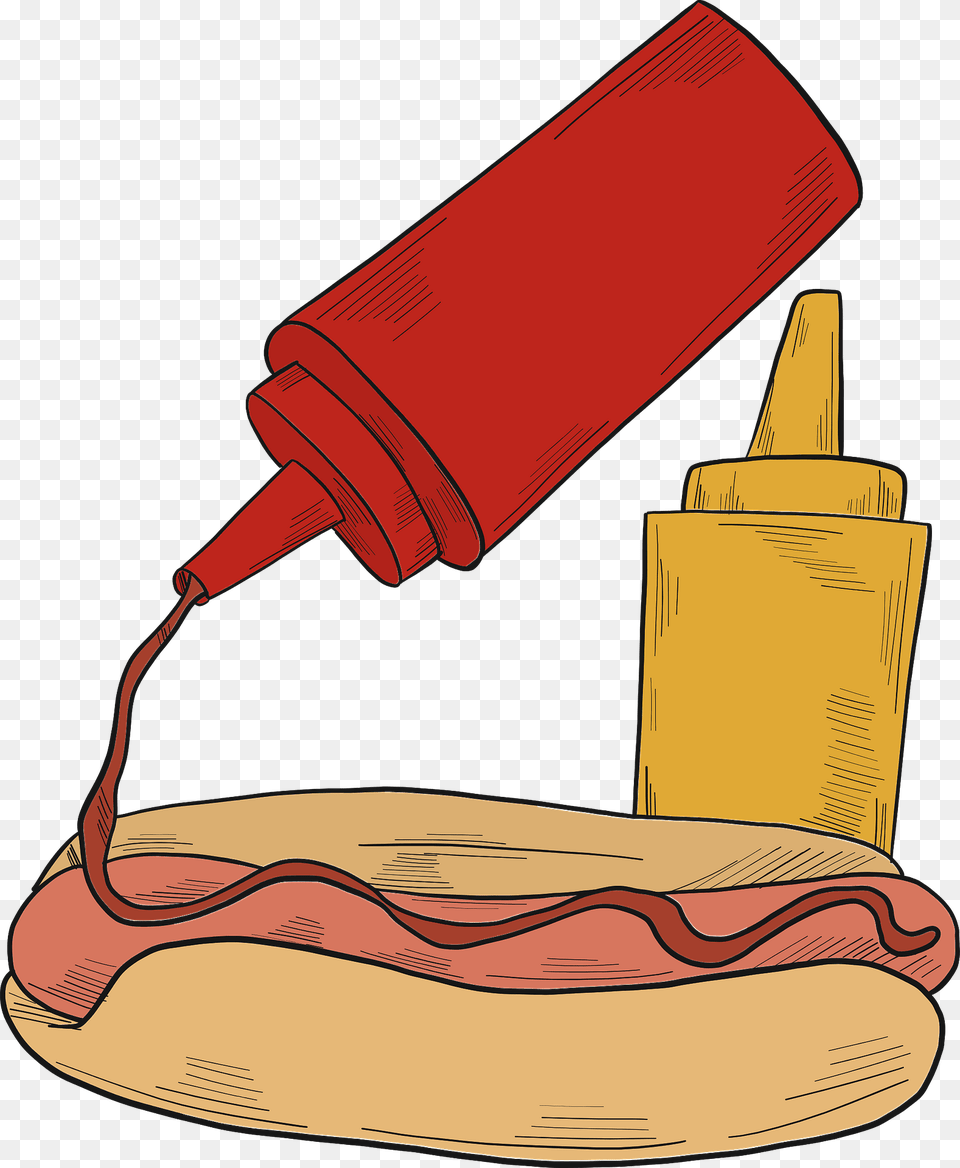 Hot Dog Clipart, Food, Ketchup, Bulldozer, Machine Free Png Download