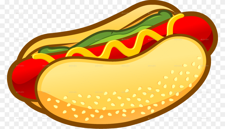 Hot Dog Clipart Hot Dog Hamburger Barbecue, Food, Hot Dog Free Transparent Png