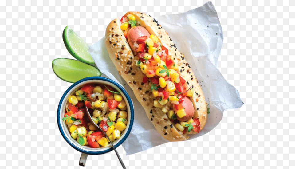 Hot Dog Con Pico De Gallo Un Manjar Muy Prctico Dodger Dog, Food, Hot Dog Free Png