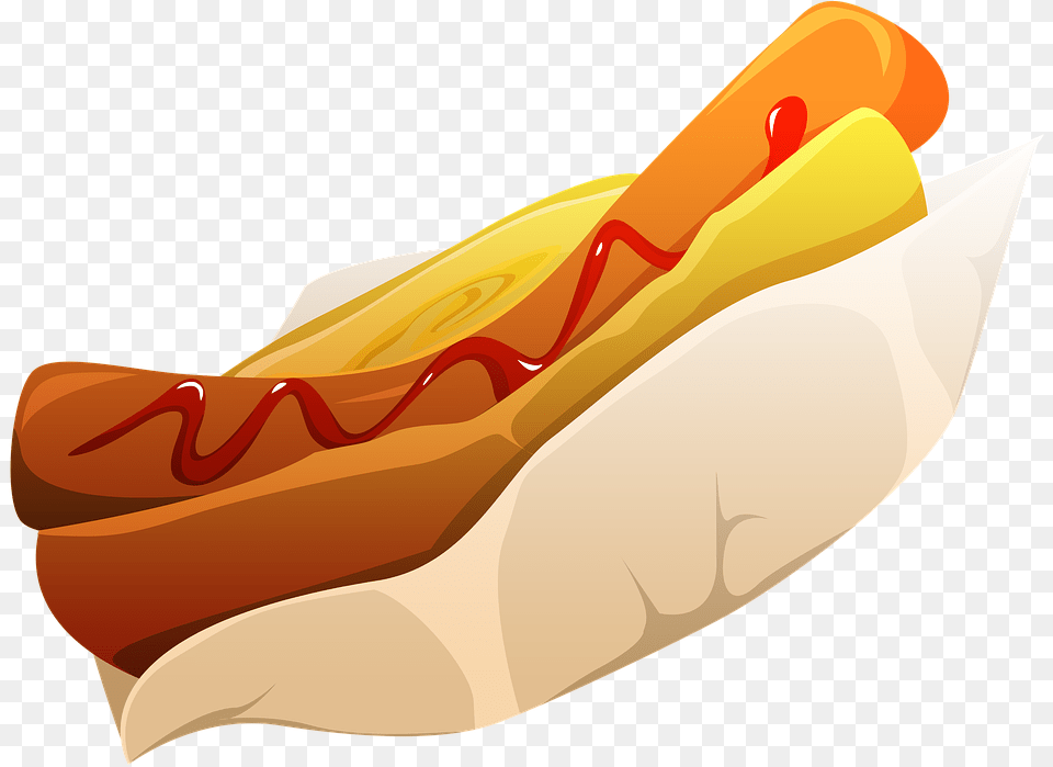 Hot Dog Fast Food Food Sausage Bun Mustard Snack Lanches Desenho Cachorro Quente, Hot Dog, Animal, Fish, Sea Life Free Png