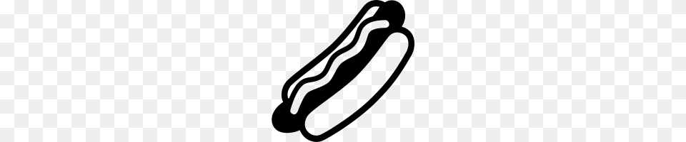 Hot Dog Icons Noun Project, Gray Free Png Download