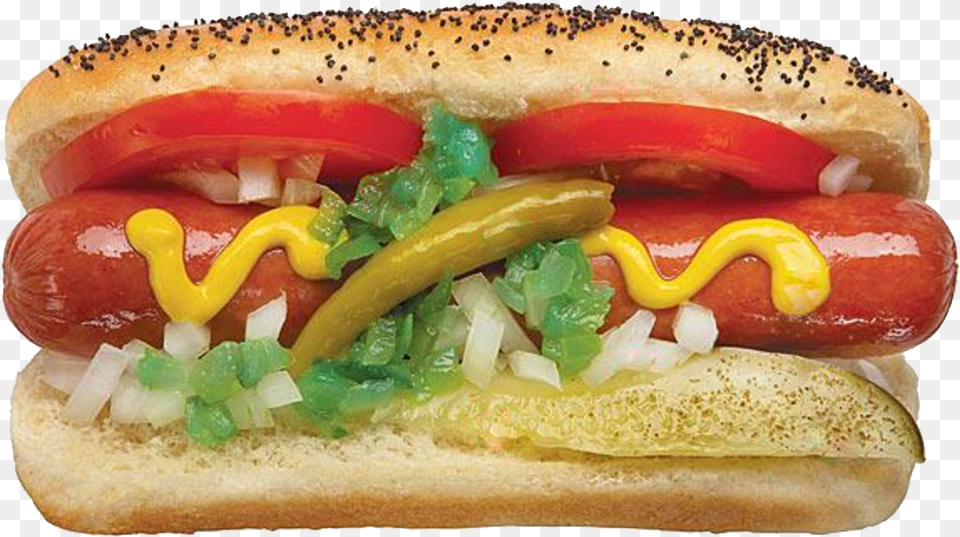 Hot Dog Fully Dressed Hot Dog, Food, Hot Dog, Burger Png Image