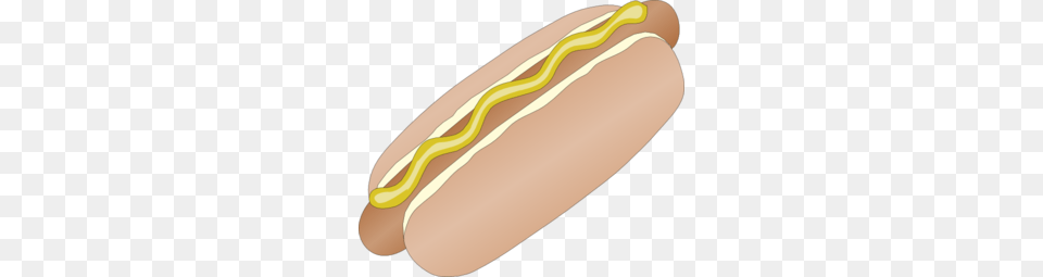 Hot Dog In Bun With Mustard Clip Art, Food, Hot Dog, Smoke Pipe Png