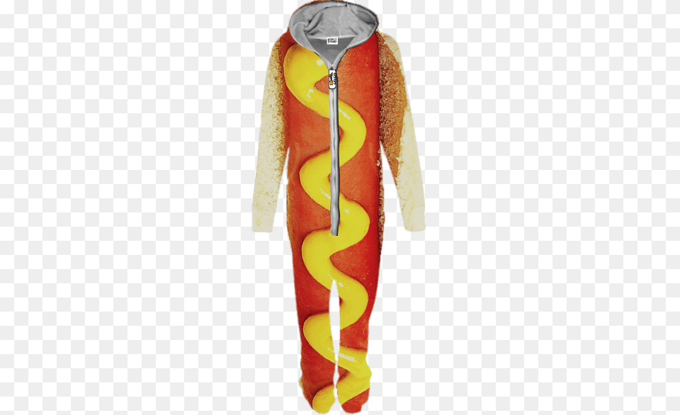 Hot Dog Onesie Scruffy Swanks, Food, Hot Dog, Ketchup Free Png Download