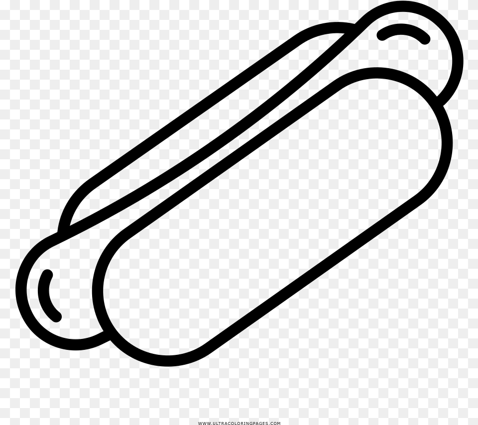 Hot Dog Para Dibujar, Gray Png Image