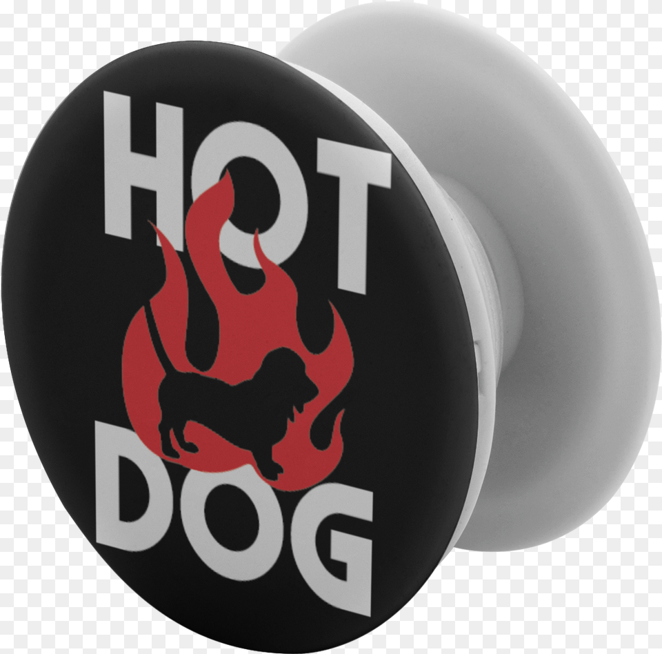 Hot Dog Phone Grip Circle, Logo, Symbol Free Transparent Png