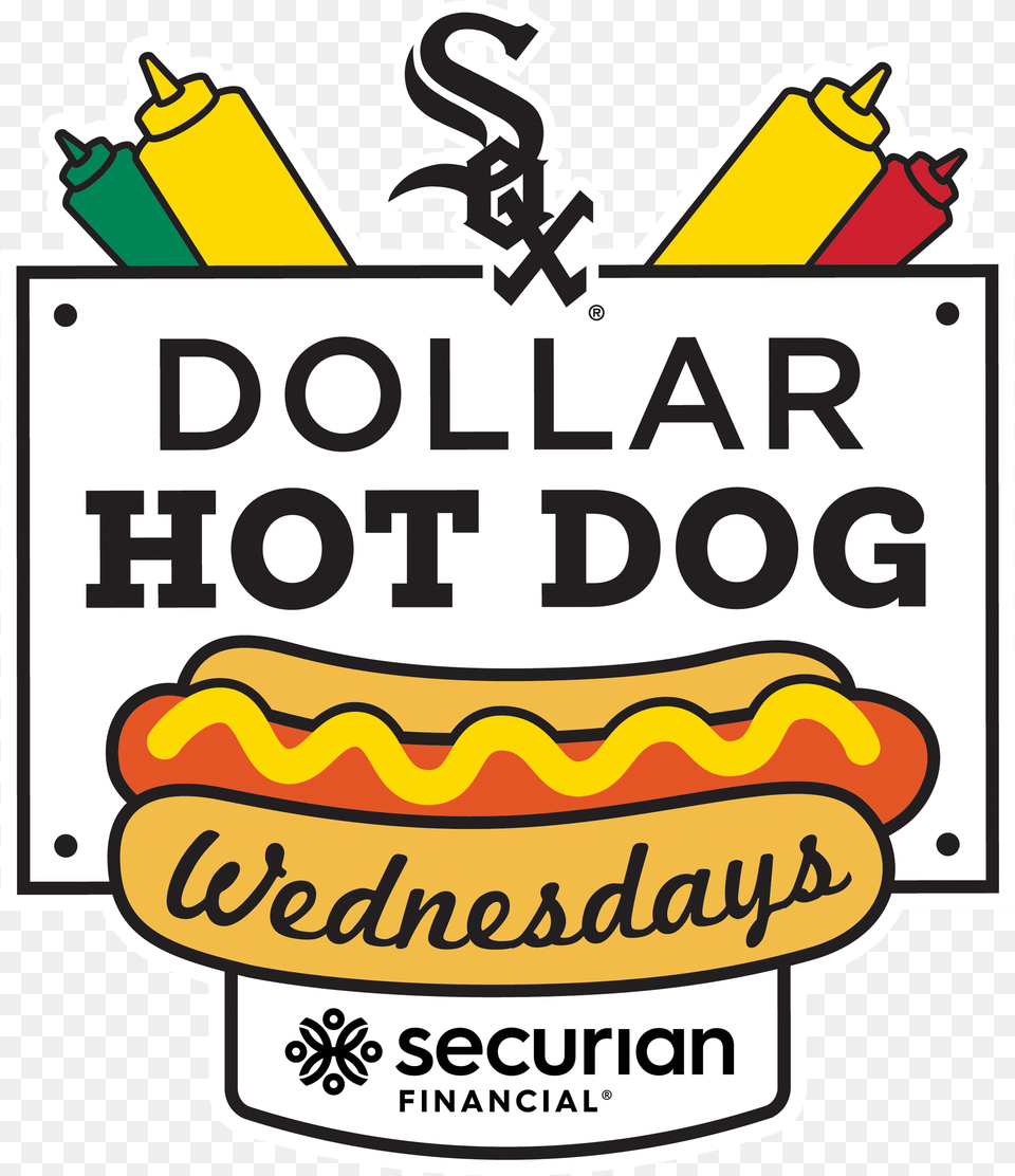 Hot Dog Wednesday Chicago White Sox, Advertisement, Dynamite, Weapon, Food Png
