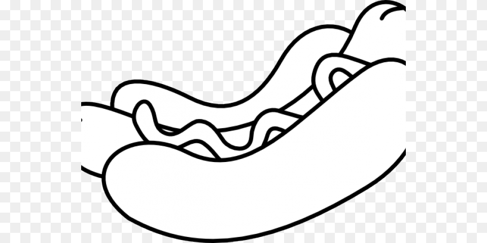 Hot Dogs Clipart Black And White, Food, Hot Dog, Smoke Pipe Png
