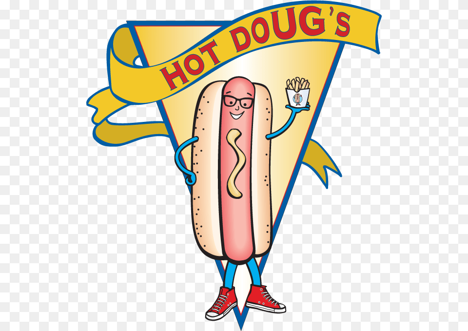 Hot Dougs Logo, Food, Hot Dog Free Png Download