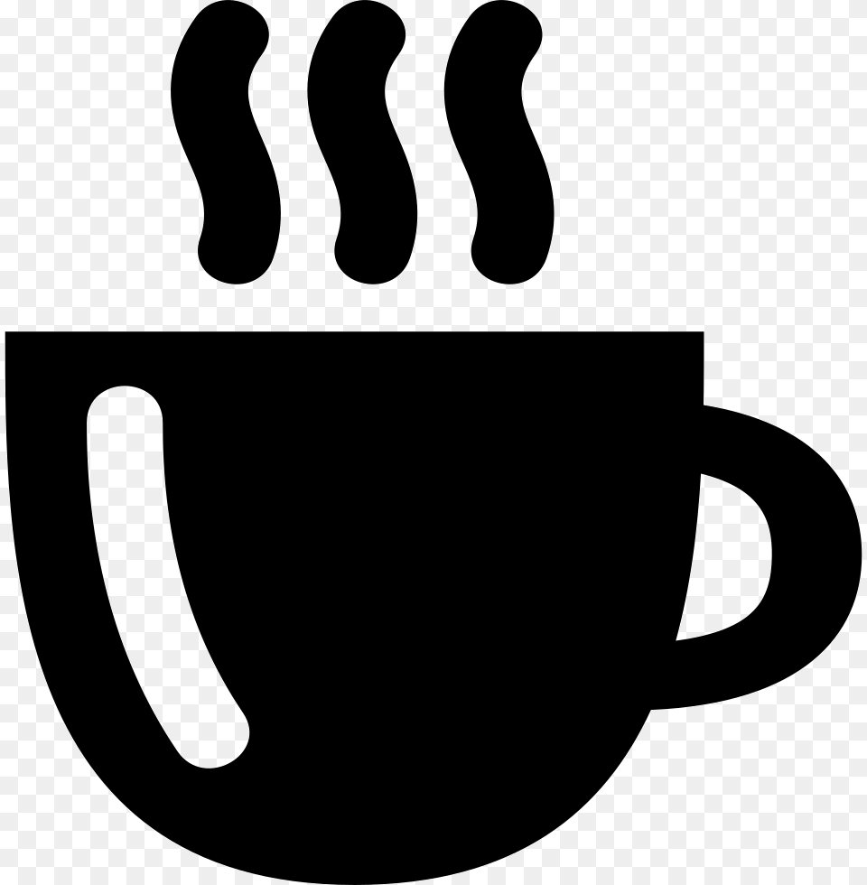 Hot Drink Icon Hot Drinks Icon, Cup, Stencil, Beverage, Coffee Free Png