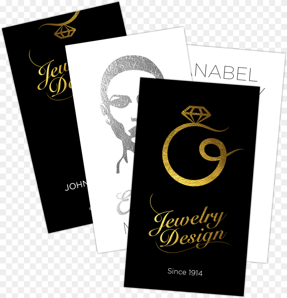 Hot Foil Cards Gold Foiled Business Card, Advertisement, Poster, Adult, Wedding Free Png Download