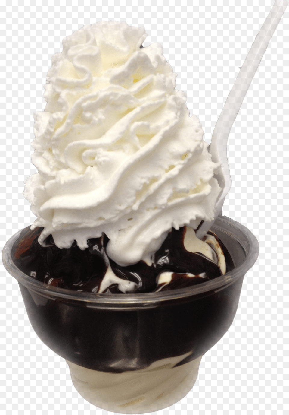 Hot Fudge Sundae Frozen Yogurt Free Png Download