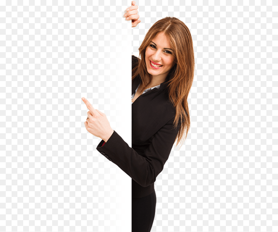 Hot Girl Pointing, Woman, Photography, Person, Long Sleeve Free Png Download