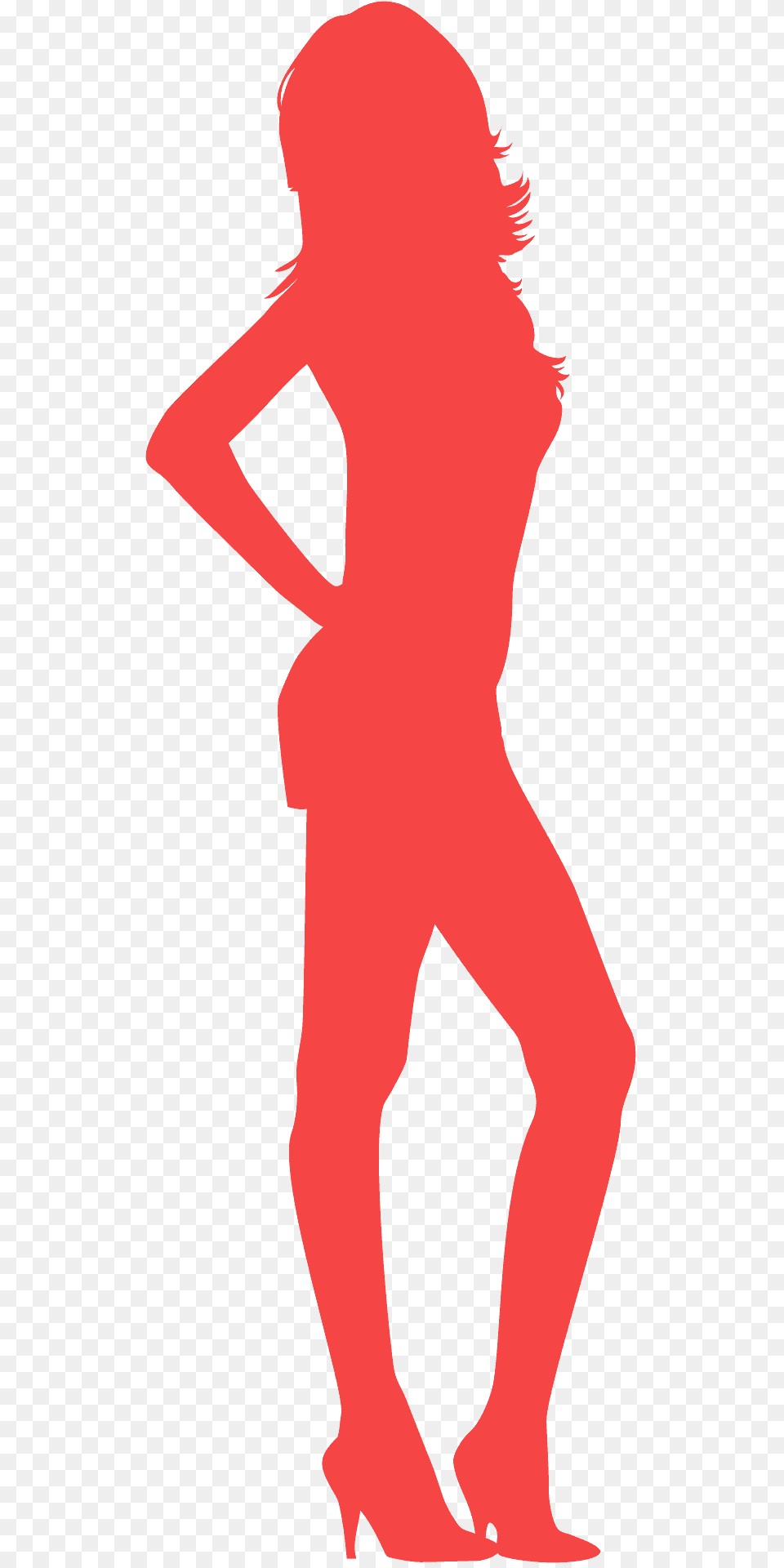 Hot Girl Silhouette, Adult, Female, Person, Woman Png Image