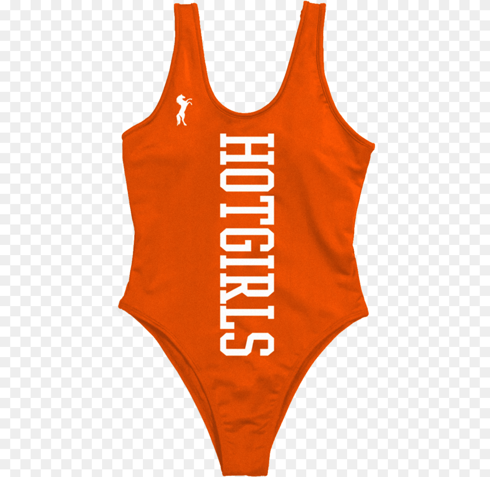 Hot Girls Orange One Piece Swimsuit Sleeveless, Clothing, Swimwear, Person, Bikini Png