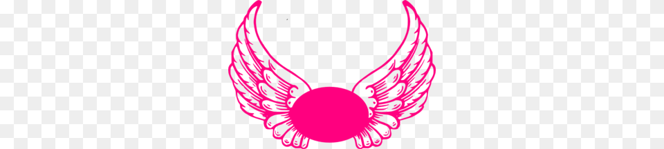 Hot Hot Pink Guardian Angel Wings Clip Art, Accessories, Jewelry, Necklace, Person Free Png Download