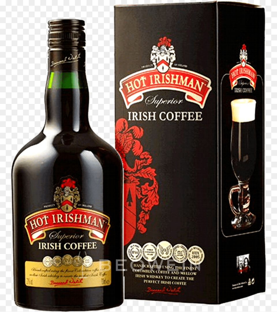 Hot Irishman Irish Coffee, Alcohol, Beer, Beverage, Liquor Free Transparent Png