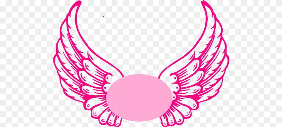 Hot Light Pink Guardian Angel Wings Pink Angel Wings, Accessories, Jewelry, Necklace, Purple Png Image