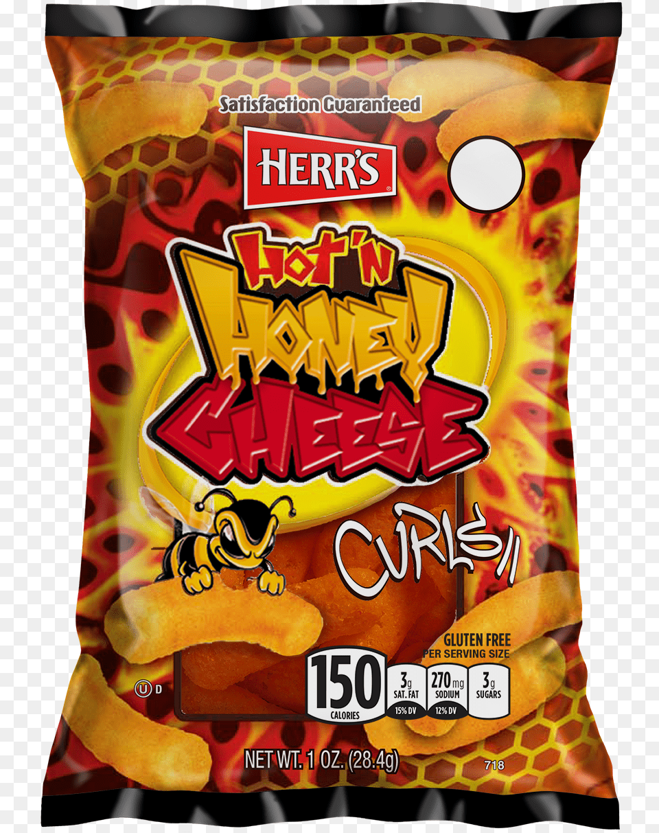 Hot N Honey Chips, Food, Snack, Ketchup Png Image