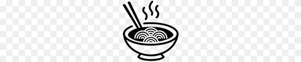 Hot Noodle Bowl Icons Noun Project, Gray Png