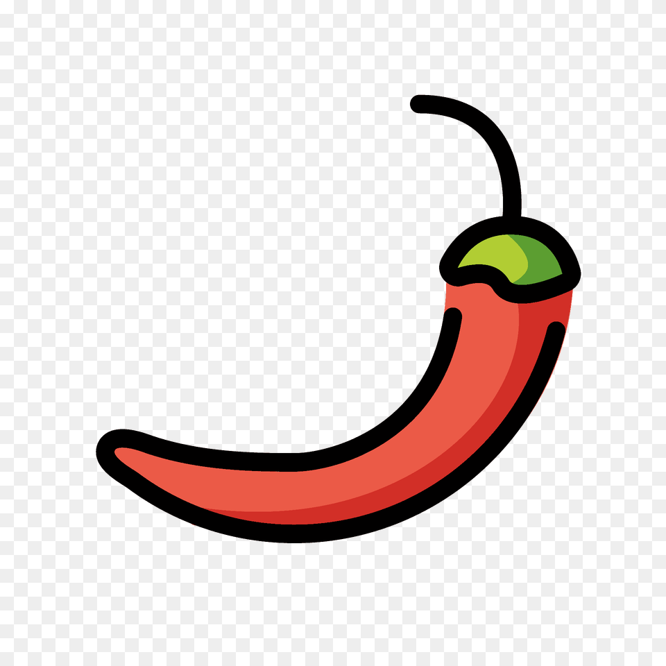 Hot Pepper Emoji Clipart, Food, Produce, Plant, Vegetable Png Image