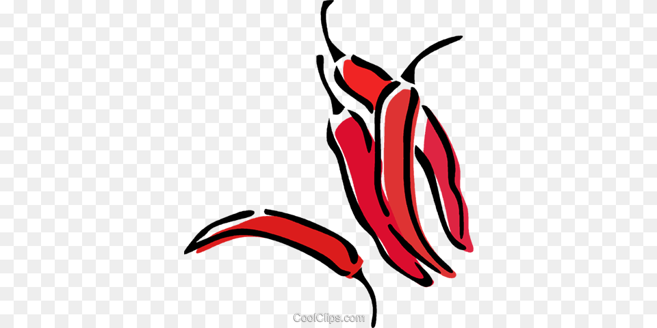 Hot Peppers Royalty Vector Clip Art Illustration, Food, Pepper, Plant, Produce Free Png