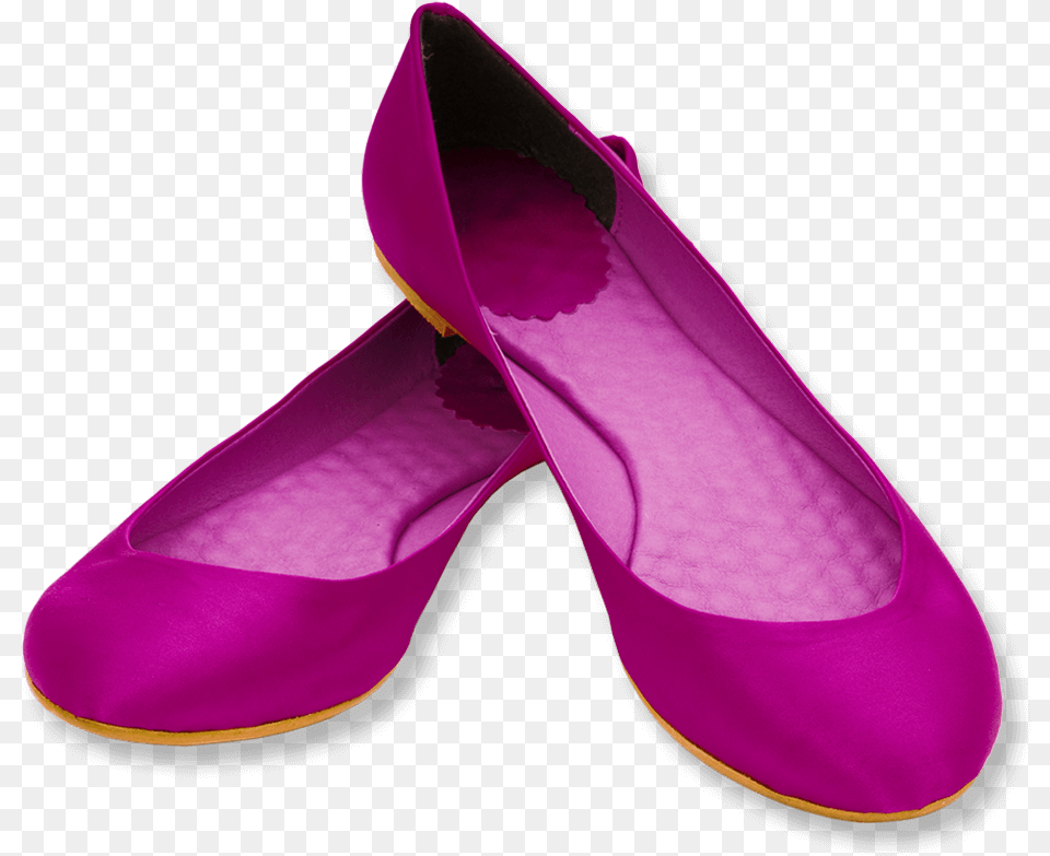 Hot Pink Ballet Flats Hot Pink Ballet Flats, Clothing, Footwear, High Heel, Shoe Png